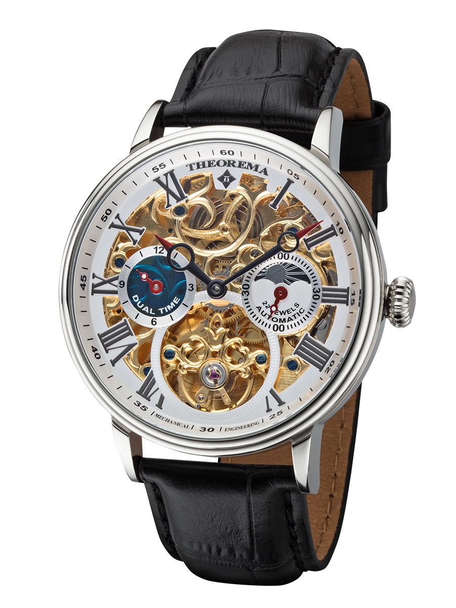 Dual-time Copenhagen by Theorema Germany GM-111-1 |Silver|– Tufina