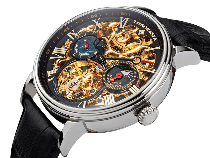 Dual-time Copenhagen by Theorema Germany GM-111-2 |Silver|– Tufina