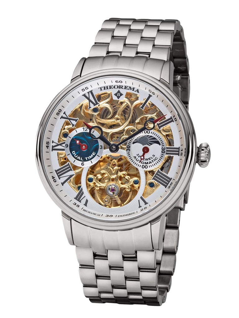 Dual-time Copenhagen by Theorema, Germany GM-111-7 |Silver