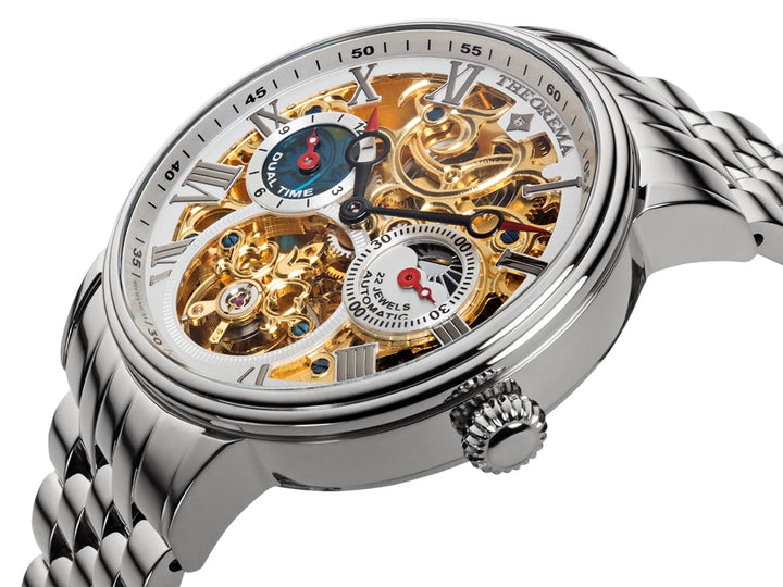 Dual-time Copenhagen by Theorema, Germany GM-111-7 |Silver