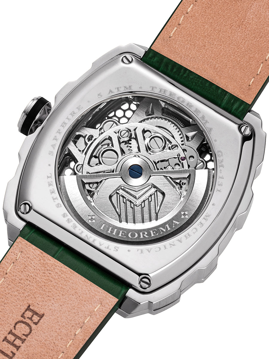 Singapore Theorema - GM-131-3 | Silver | Automatic Skeleton Watch