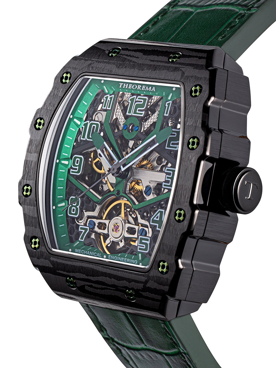 Singapore Theorema - GM-131-9 | Black | Automatic Skeleton Watch