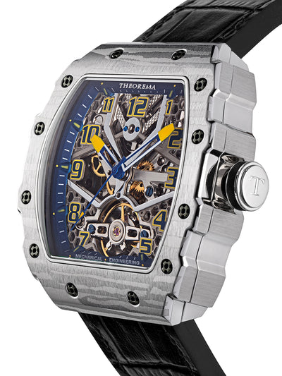 Singapore Theorema - GM-131-1 | Silver | Automatic Skeleton Watch