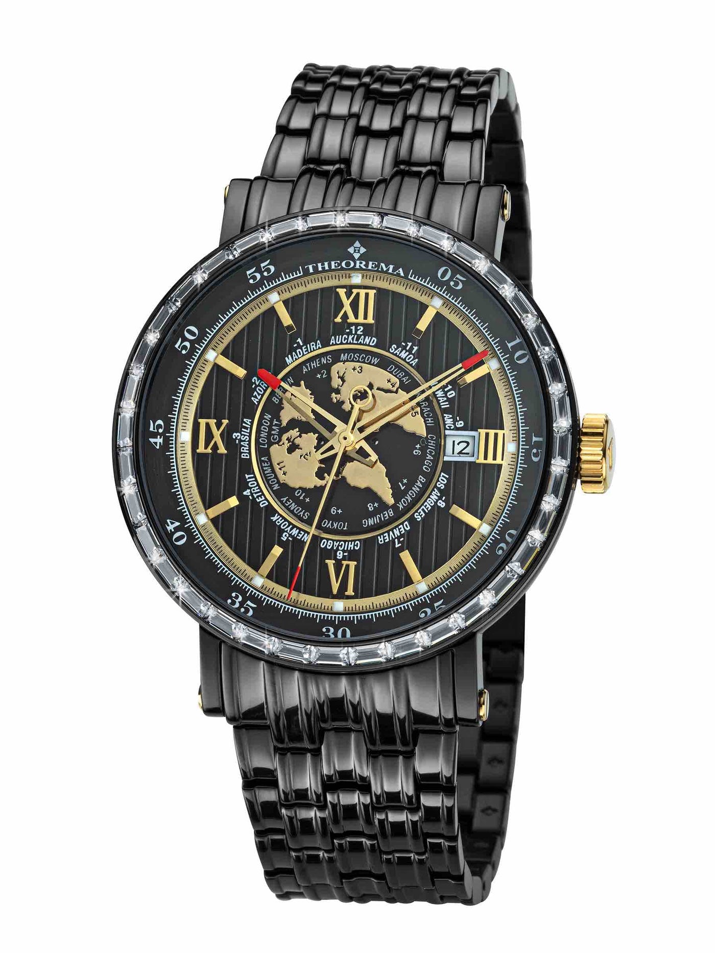 Automatic 36 gemstones with date Cosmopolitan Theorema GM-133-9