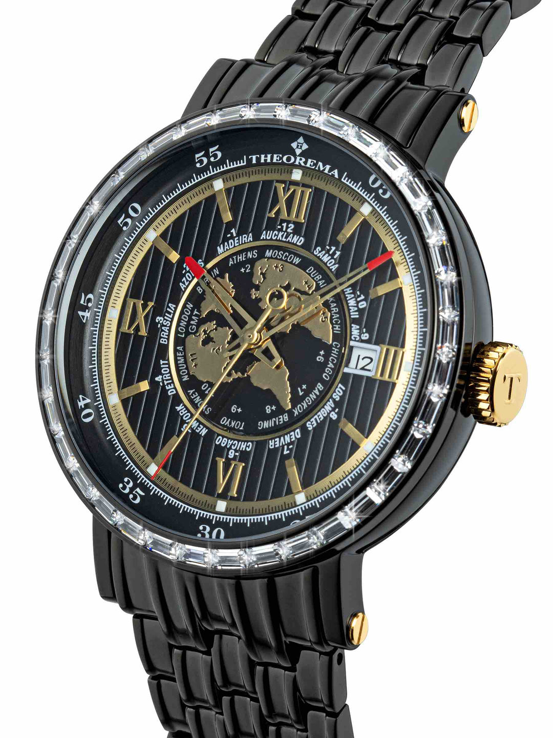 Automatic 36 gemstones with date Cosmopolitan Theorema GM-133-9