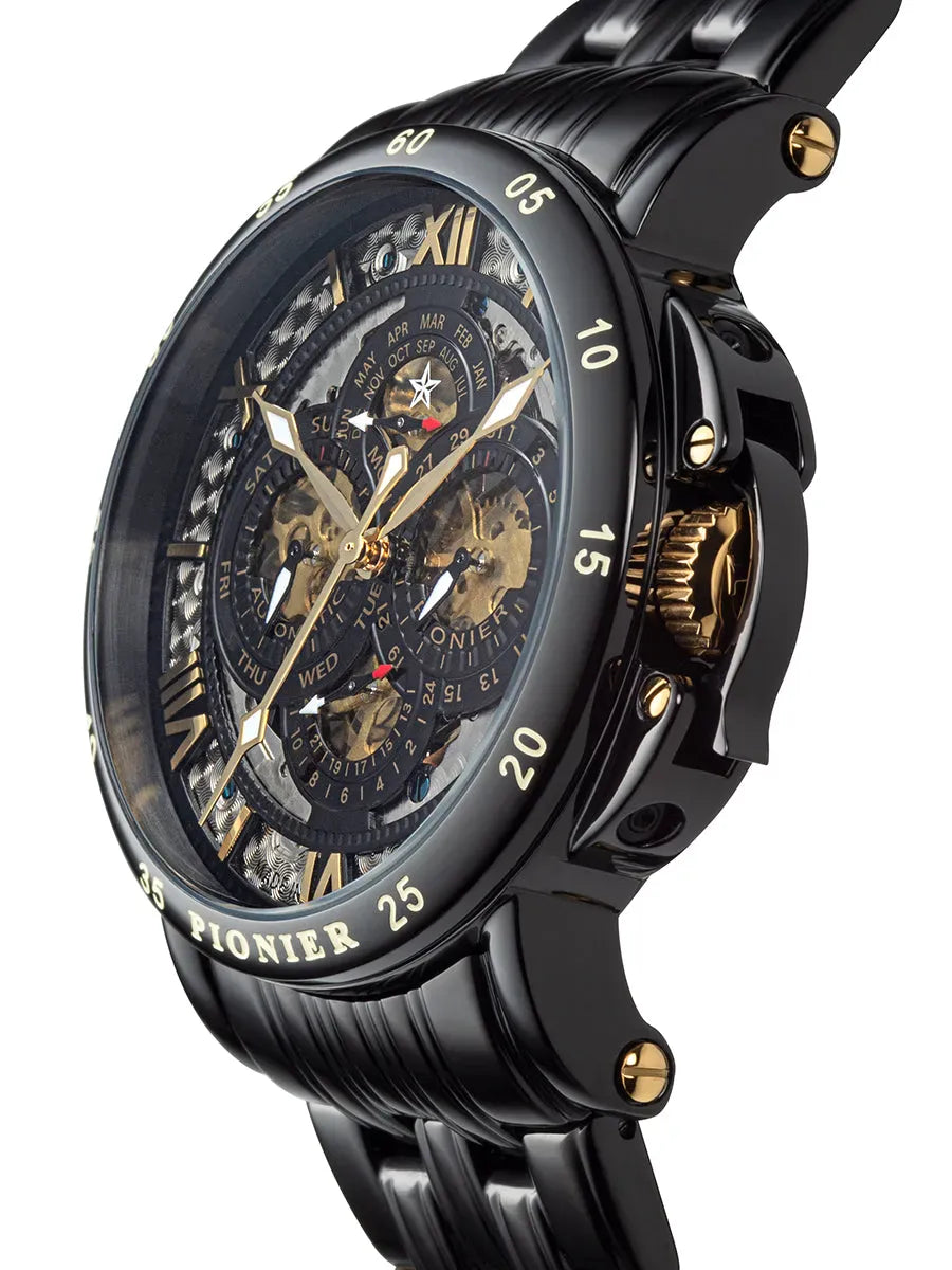 Dublin Pionier GM-508-12 | Black | Made in Germany – Tufina Watches