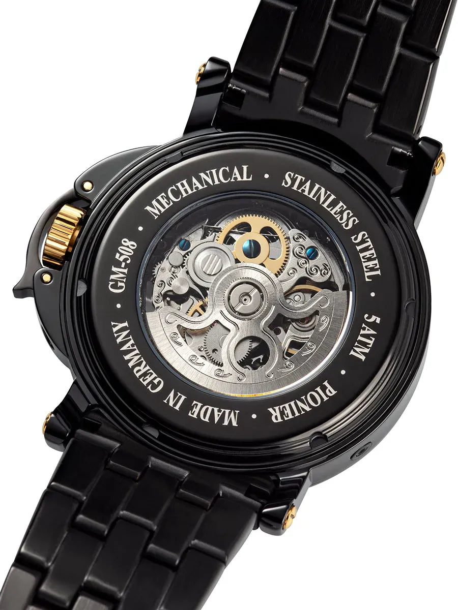 Dublin Pionier GM-508-12 | Black | Made in Germany – Tufina Watches
