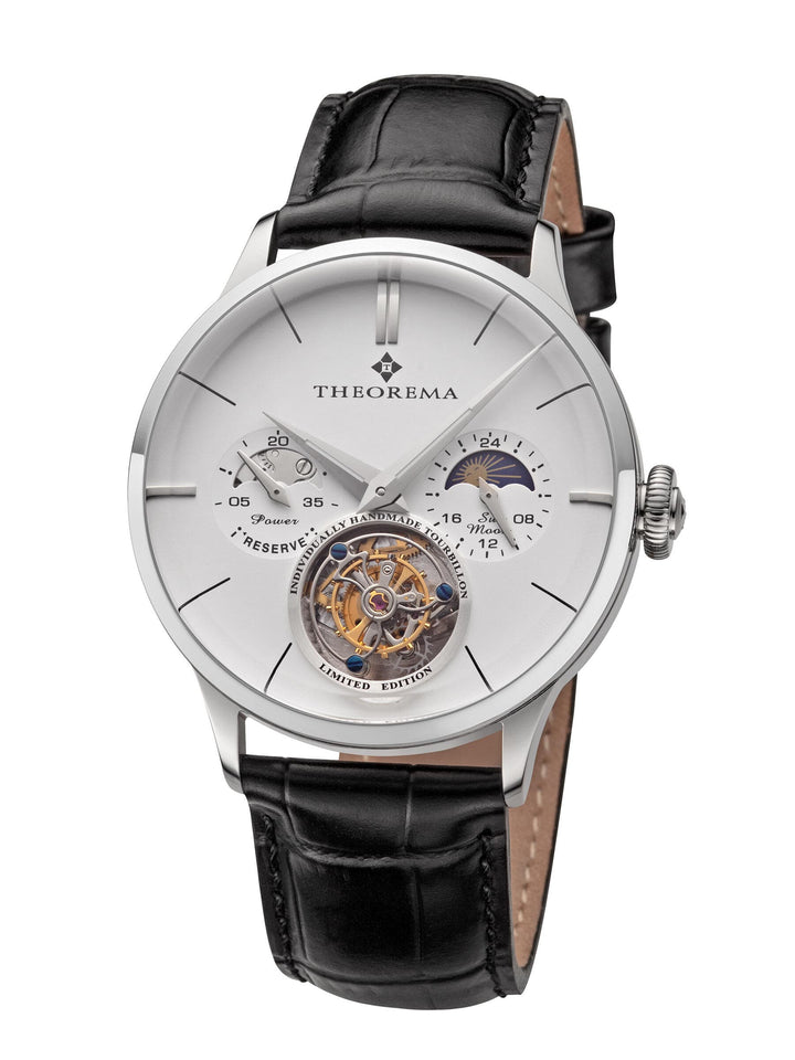 Bern Automatic Tourbillon Theorema - GM-906-1 | Silver | Handmade