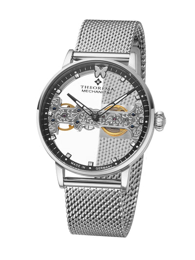 Lady Butterfly Theorema - GM-120-7 |Silver| Handmade German Watch