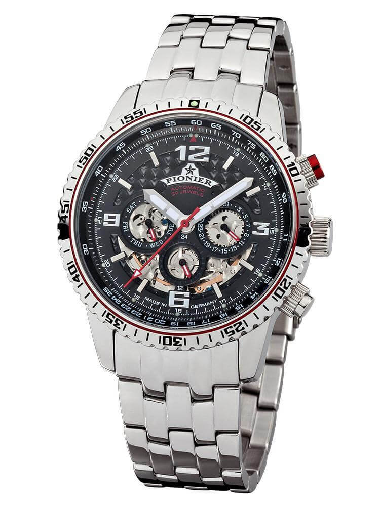 Automatic Barbados by Pionier Germany GM-509-6 | Silver | – Tufina