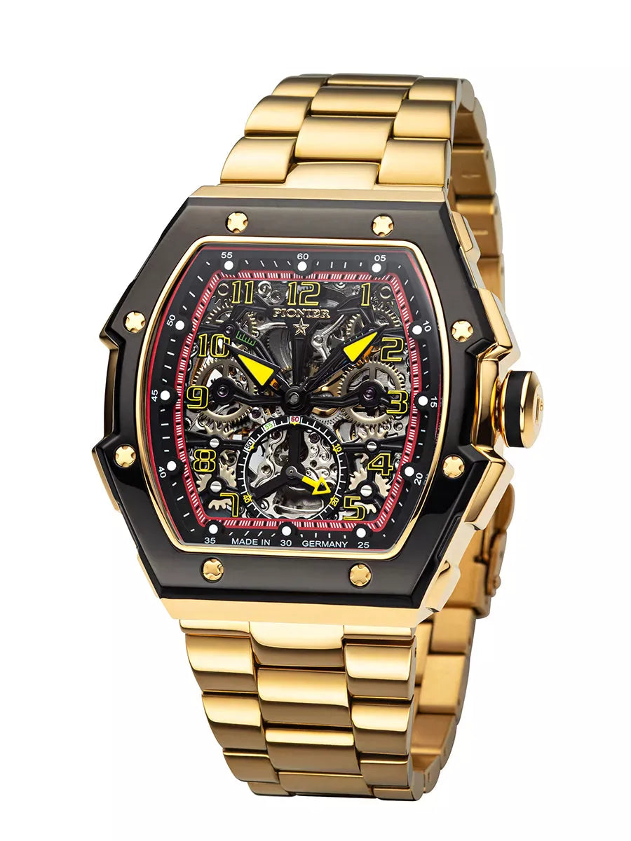 Milano Pionier - GM-519-8 | Gold | Made in Germany Automatic Watch Milano Pionier - GM-519-8 | Gold | Made in Germany Automatic Watch