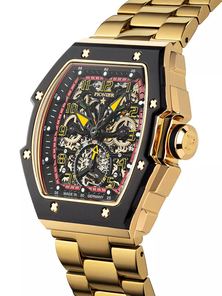Milano Pionier - GM-519-8 | Gold | Made in Germany Automatic Watch Milano Pionier - GM-519-8 | Gold | Made in Germany Automatic Watch