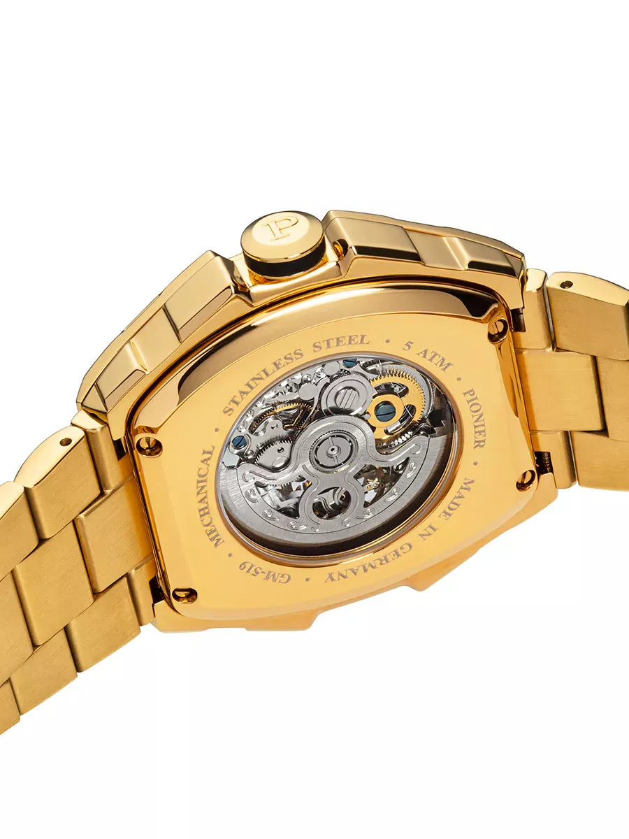 Milano Pionier - GM-519-8 | Gold | Made in Germany Automatic Watch Milano Pionier - GM-519-8 | Gold | Made in Germany Automatic Watch