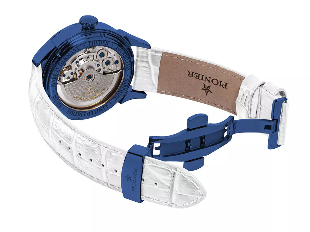 Geneva Automatic Tourbillon Pionier - GM-902-9 | Blue | Handmade