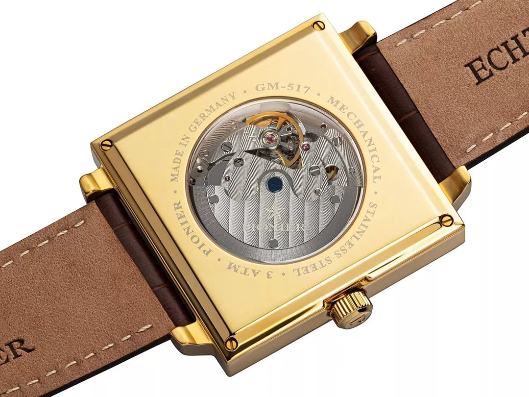 Louvre watch by Pionier, Germany GM-517-3 | Gold | – Tufina Official
