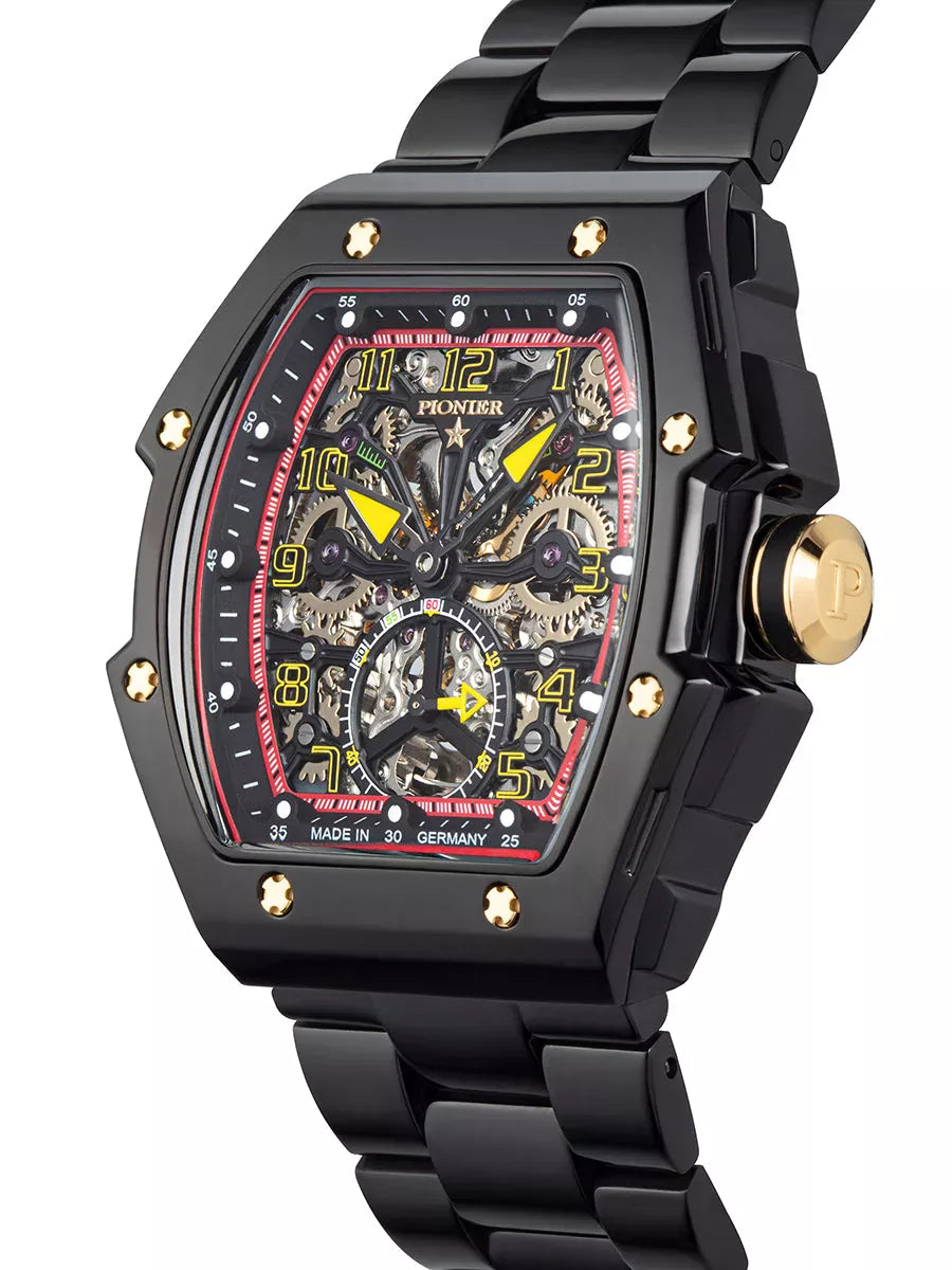 ROSENDAHL 黄金比 腕時計デジタル ブラック フレミングボーハンセン Milano Pionier - GM-519-9 | Black | Made in Germany Automatic