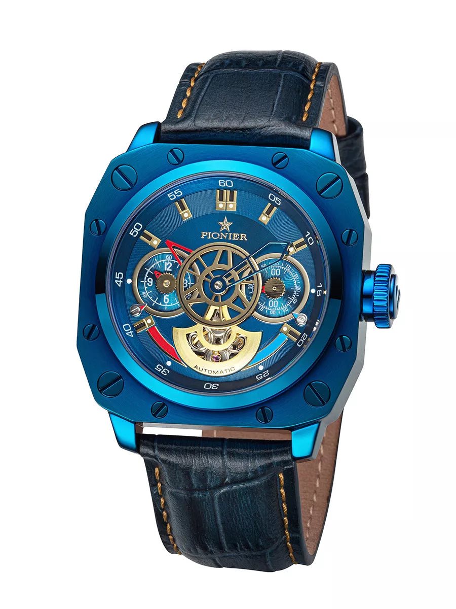 Newport Pionier P7003-5 Blue Automatic German Watch– Tufina