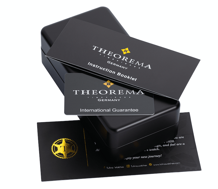Dual-time Oman by Theorema Germany GM-108-8 | Silver | – Tufina