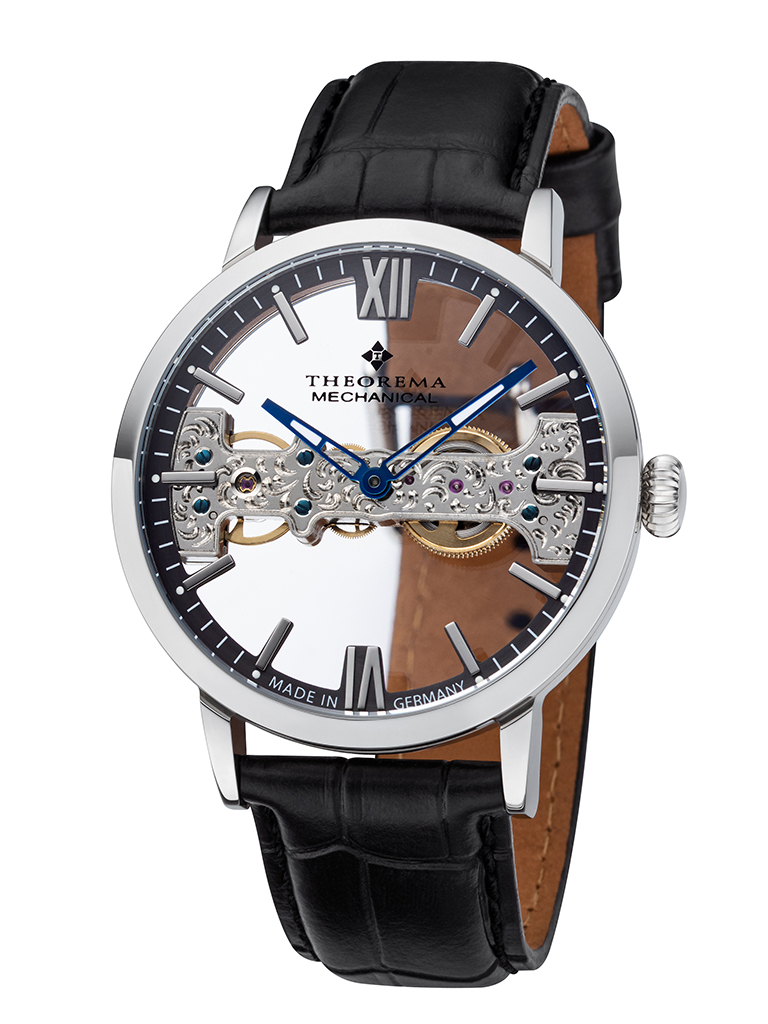 San Francisco Theorema - GM-116-1 |Silver| Handmade German Watch - Mechanical watch
