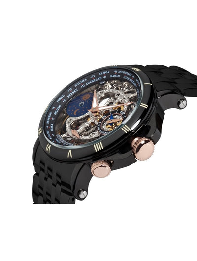 Sao Paulo Theorema GM-103-9 | Black | Handmade German Watches - Tufina Official