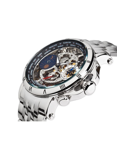 Sao Paulo Theorema GM-103-7| Silver | Handmade German Watches - Tufina Official