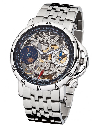 Sao Paulo Theorema GM-103-7| Silver | Handmade German Watches - Tufina Official